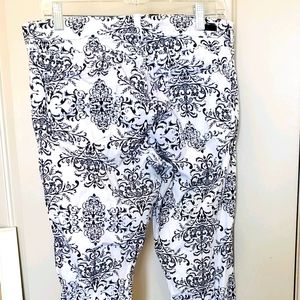 Black and white pants